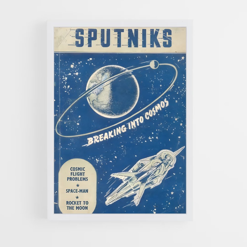 Poster splendide cosmos – affiche Espace rétro (vue 3)